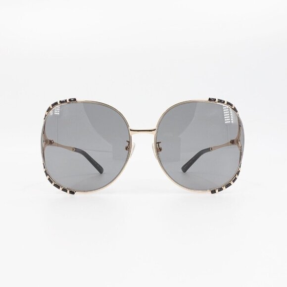 Gucci GG0595 Round Sunglasses Black Gray OS - Picture 1 of 16